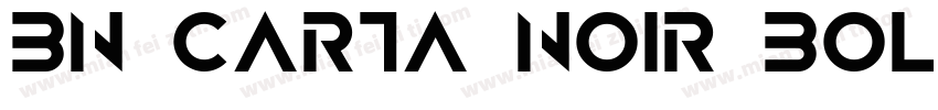 BN Carta Noir Bold字体转换